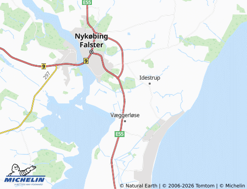 Mappa MICHELIN Tjæreby Tang - ViaMichelin