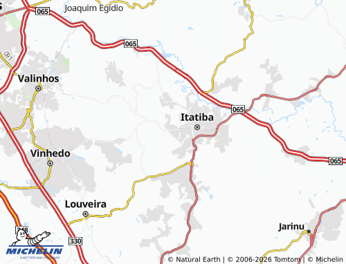 Mapa MICHELIN Nova Itatiba - ViaMichelin