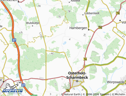MICHELIN Hülseberg map - ViaMichelin