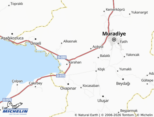 Kaart MICHELIN Dürükkaş - ViaMichelin