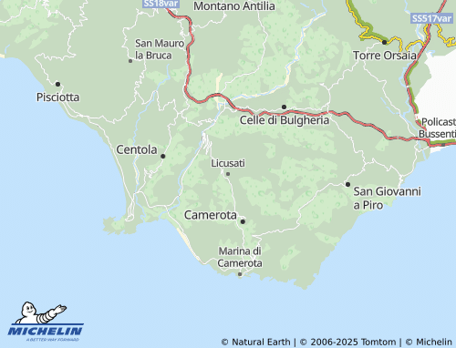 MICHELIN Licusati map - ViaMichelin