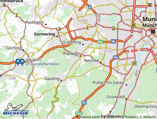 Mappa MICHELIN Krailling - ViaMichelin