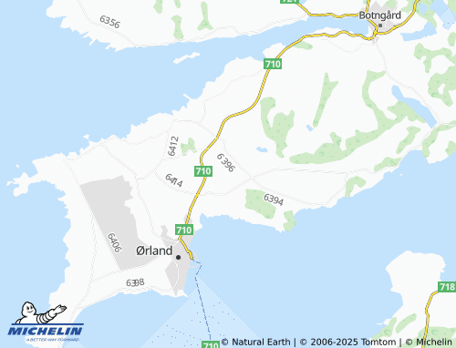 MICHELIN Vestrått map - ViaMichelin