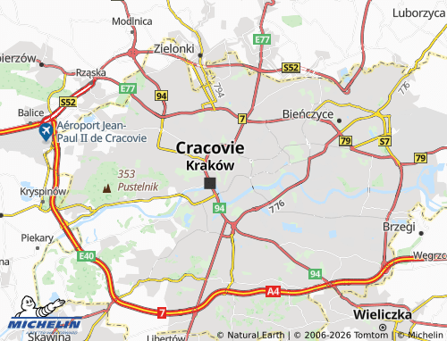 MICHELIN Stare Miasto map - ViaMichelin
