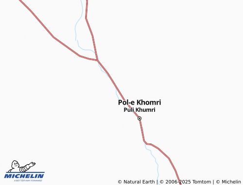 MICHELIN Pol-E Khomri map - ViaMichelin