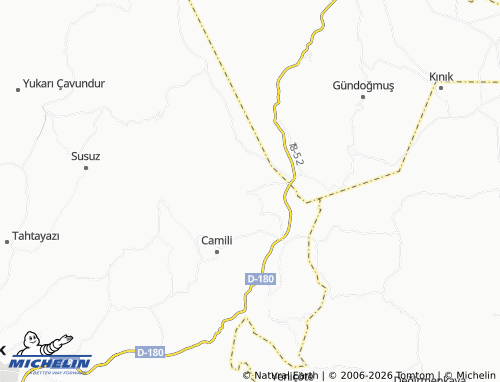 MICHELIN Demirci map - ViaMichelin