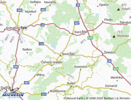 Mappa MICHELIN Bohuslavice - ViaMichelin