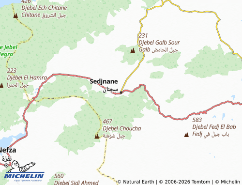 Mapa MICHELIN Sajnan - ViaMichelin