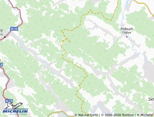 Mapa MICHELIN Zhdanivka - ViaMichelin