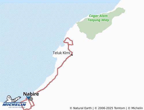 MICHELIN Teluk Kimi map - ViaMichelin