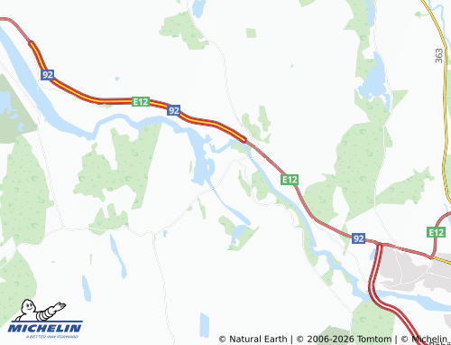 MICHELIN Sörfors map - ViaMichelin