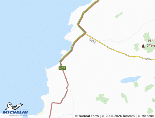 Mapa MICHELIN Quilty East - ViaMichelin