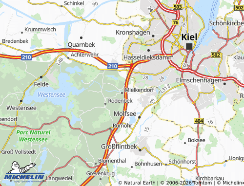 MICHELIN Mielkendorf map - ViaMichelin