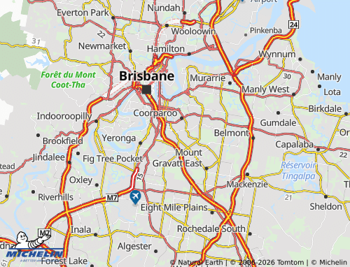 Mapa MICHELIN Greenslopes - ViaMichelin
