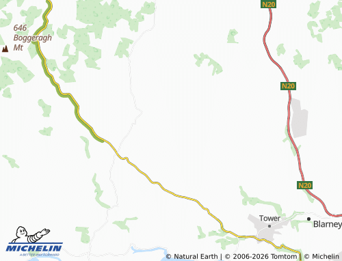 MICHELIN Fornaght map - ViaMichelin