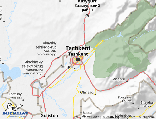 Carte MICHELIN Tashkent - ViaMichelin