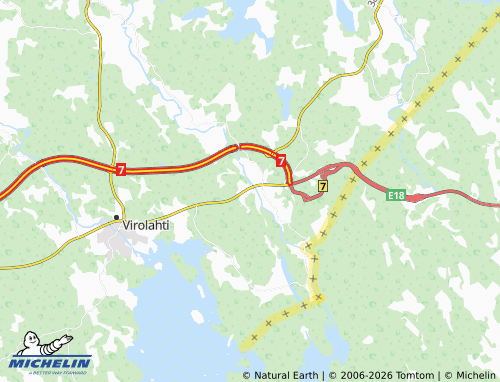 Mappa MICHELIN Vaalimaa - ViaMichelin