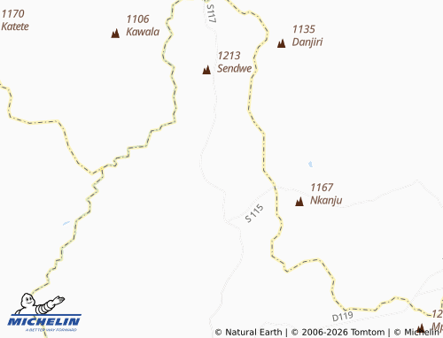 Mappa MICHELIN Chiungo - ViaMichelin