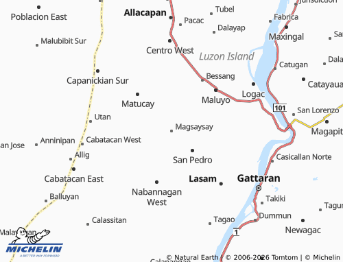 Mapa MICHELIN Magsaysay - ViaMichelin