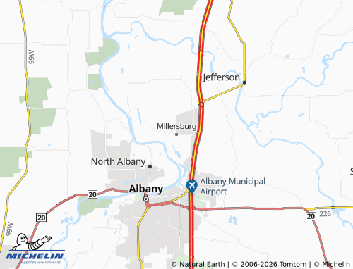 Mappa MICHELIN Millersburg - ViaMichelin