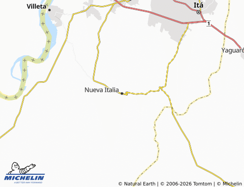 Kaart MICHELIN Nueva Italia - ViaMichelin