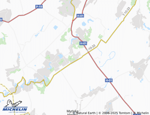 Carte MICHELIN Matiashivka - ViaMichelin
