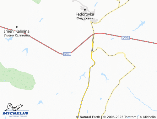 MICHELIN Kurganovka map - ViaMichelin