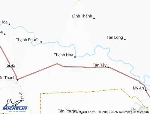 Mappa MICHELIN Thạnh Hóa - ViaMichelin