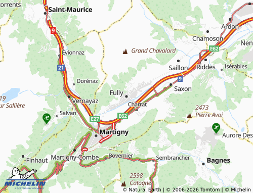 MICHELIN Fully map - ViaMichelin