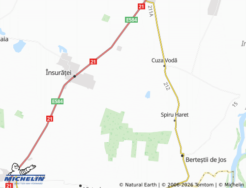 Mapa MICHELIN Lacu Rezii - ViaMichelin