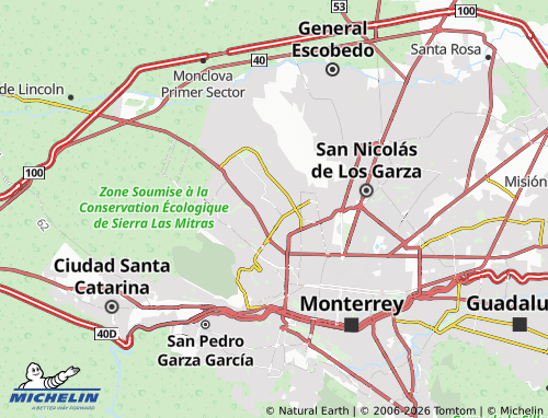 Mapa MICHELIN Villa Mitras Cuarto Sector - ViaMichelin