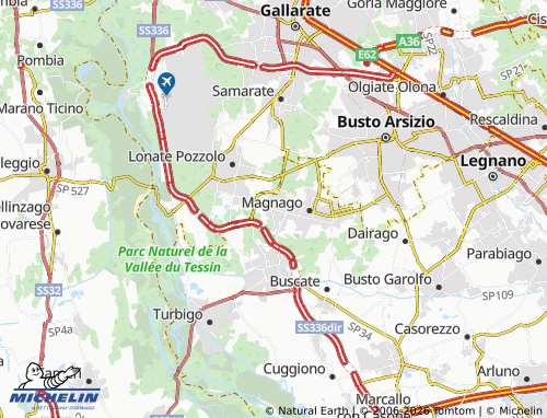 MICHELIN Vanzaghello map - ViaMichelin