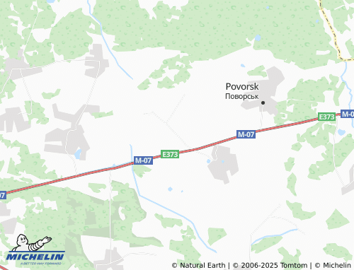 MICHELIN Kozlynychi map - ViaMichelin