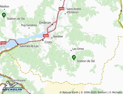 Mappa MICHELIN Les Salettes - ViaMichelin