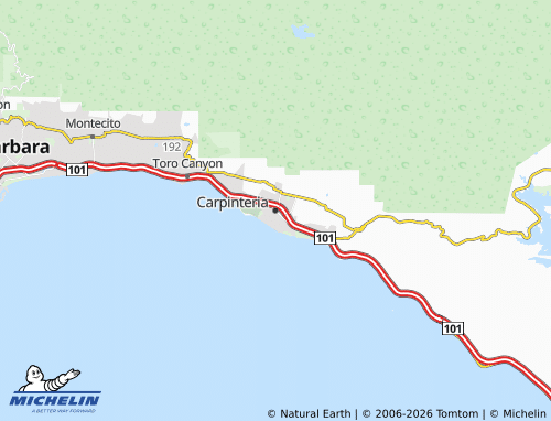 Mappa MICHELIN Carpinteria - ViaMichelin