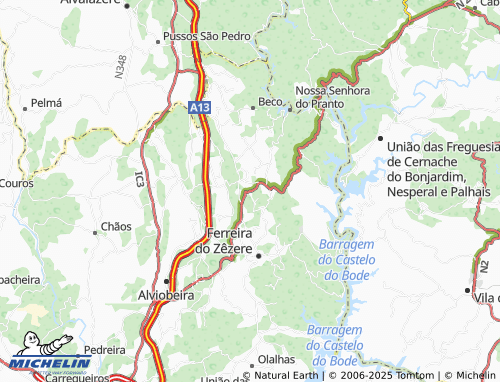 MICHELIN Da Bela Vista map - ViaMichelin