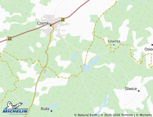 Mapa MICHELIN Ostrowite - ViaMichelin
