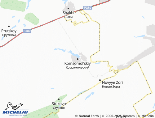 MICHELIN-Landkarte Komsomol'skiy - ViaMichelin
