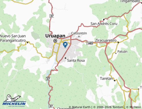 Mapa MICHELIN 10 de Abril - ViaMichelin