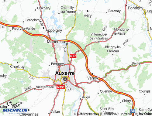 Kaart MICHELIN La Tour à Coulon - ViaMichelin