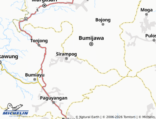 MICHELIN Kaligiri map - ViaMichelin