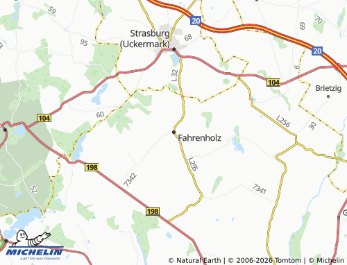 MICHELIN Fahrenholz map - ViaMichelin