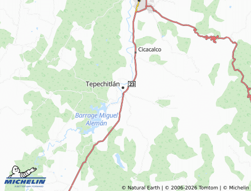 MICHELIN La Cumbrita map - ViaMichelin