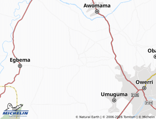 MICHELIN Obudi map - ViaMichelin