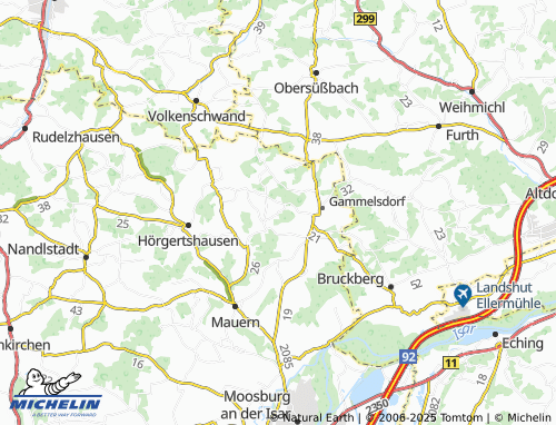 MICHELIN-Landkarte Oberpriel - ViaMichelin