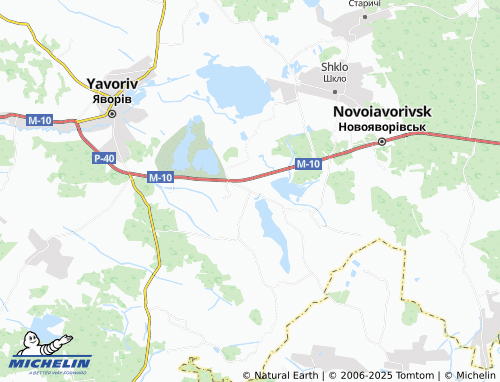MICHELIN Ternovytsia map - ViaMichelin