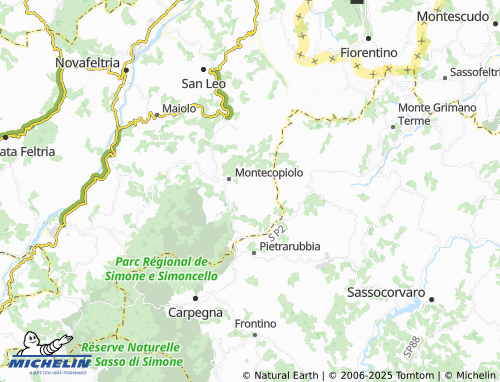 MICHELIN-Landkarte Monterotto - ViaMichelin
