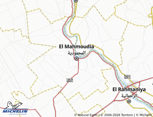 Mapa MICHELIN El Mahmoudia - ViaMichelin