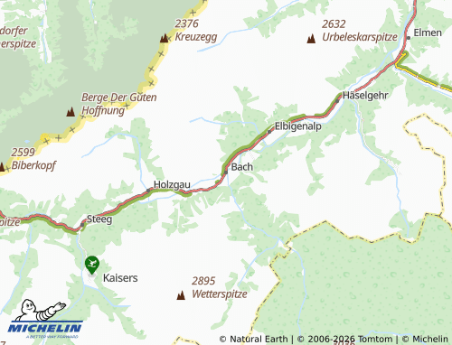 Carte MICHELIN Bach - ViaMichelin