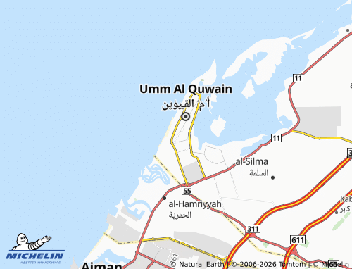 Mapa MICHELIN al-Hamrah - B - ViaMichelin